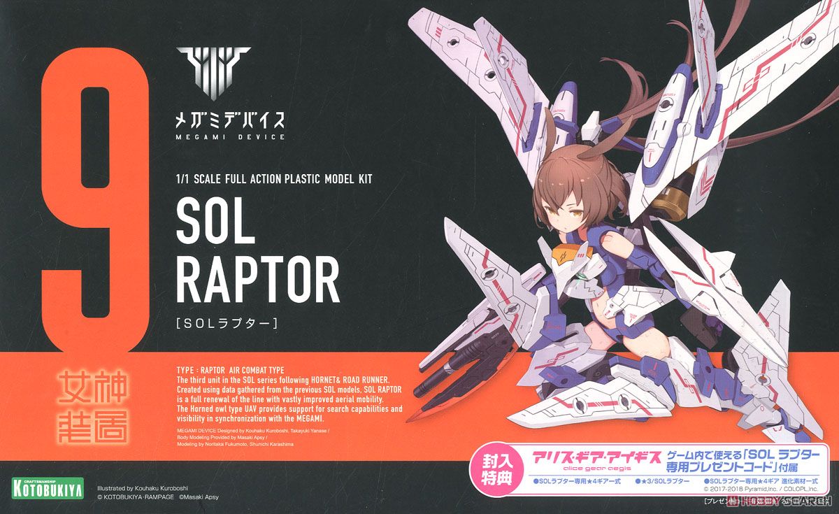 Exploring the Megami Device SOL Raptor