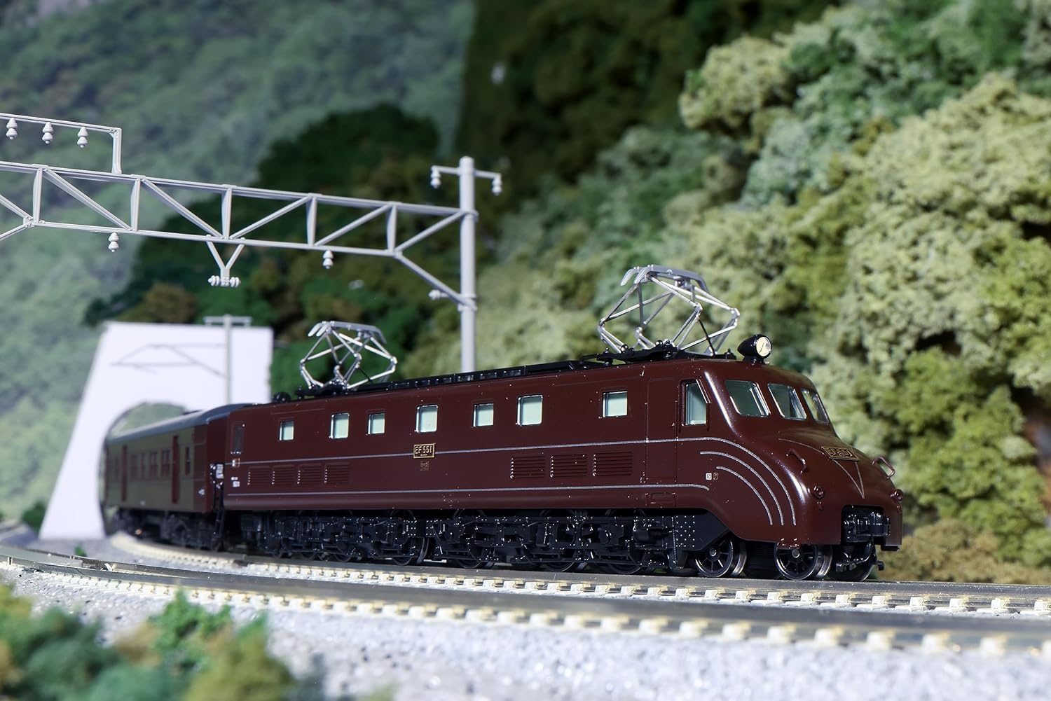 KATO EF55 Takasaki Driving Station Model