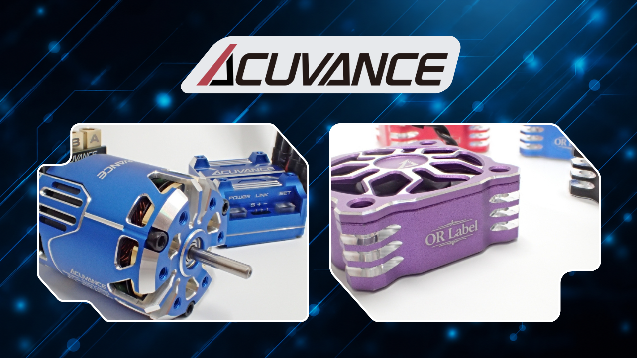 New Pre Order from Acuvance: Limited Blue ESC and Motors Plus REY-Storm II Fan Color Selection