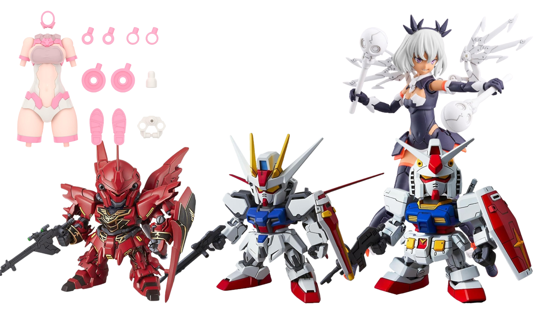 New In Stock: Bandai's SD EX Series and 30MS!