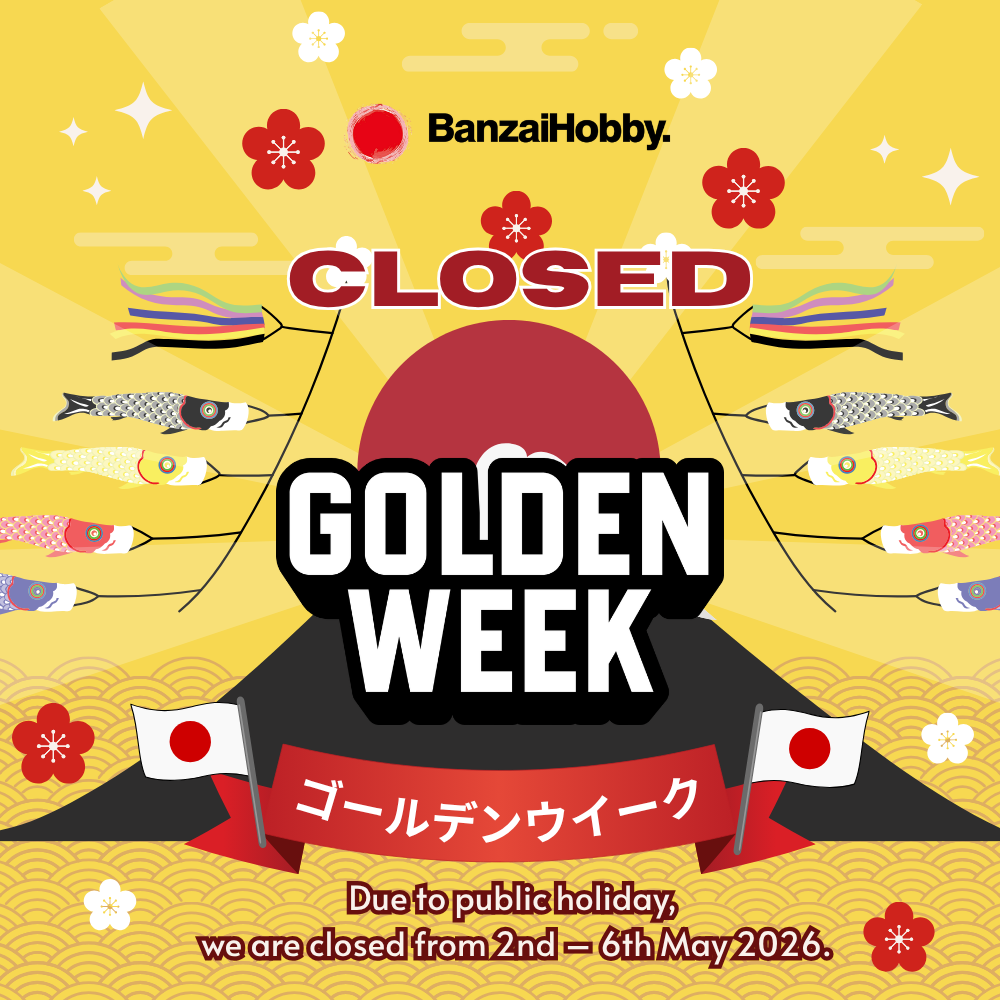 Golden Week - Public Holiday in Japan (Closed 2nd - 6th May)