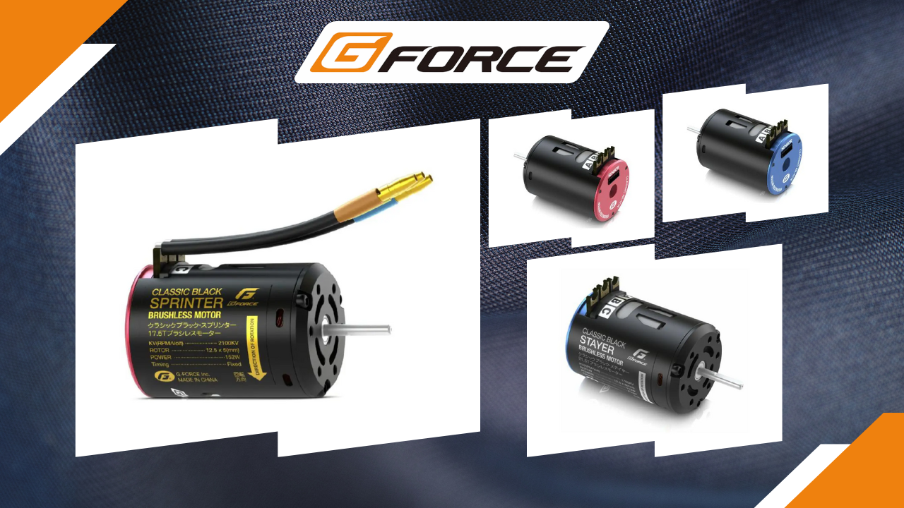 New Pre Order from G-Force: Timeless Drive Concepts with the Classic Black Sprinter & Stayer Motors