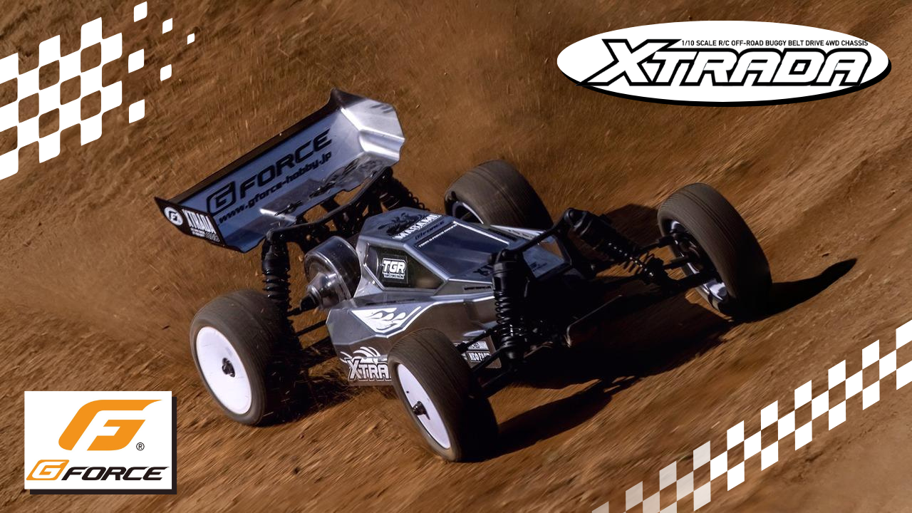 New from G-Force: The Return of XTRADA 4WD Buggy Kit for RC Enthusiasts (Restock)