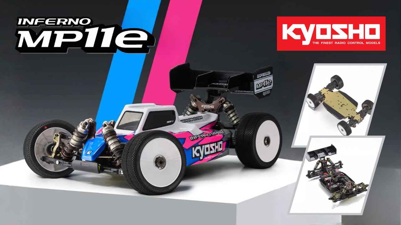 New Pre Order from Kyosho: INFERNO MP11e Delivers Race Proven Handling for Serious Competitors