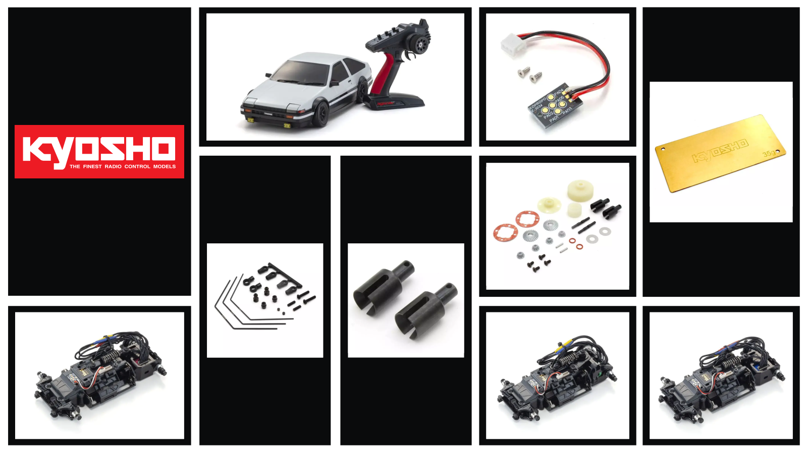 Fresh Arrivals from Kyosho: New MINI-Z EVO2, FZD2, and RB7.5 Parts for Your RC Configuration