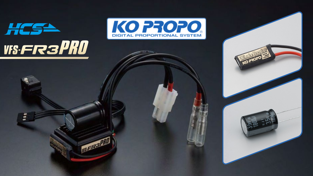 New Pre Order from Ko Propo: Black Heat Sink VFS-FR3 PRO Brings Premium Brushed ESC Performance