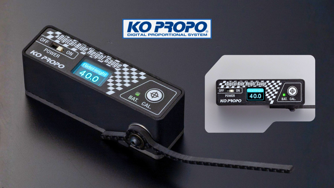 New from Ko Propo: Digital Ride Height Gauge Replaces Analog Tools with Battery Saver