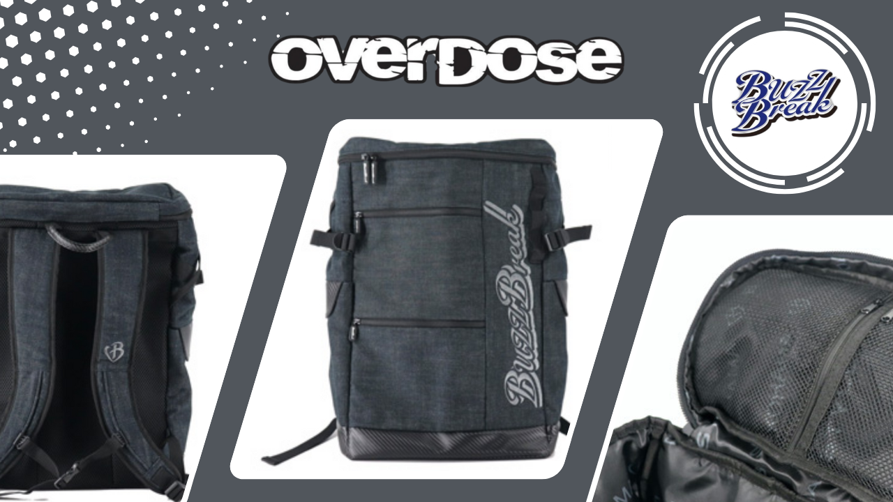 New from OVERDOSE: BuzzBreak RC Backpack Designed for Trackside Carry and Daily Use
