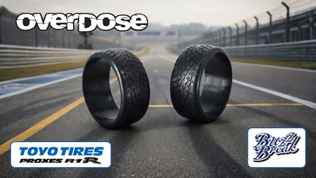 New from OVERDOSE: Official R.C.D.C. World Championship Control Tire with Superior Grip
