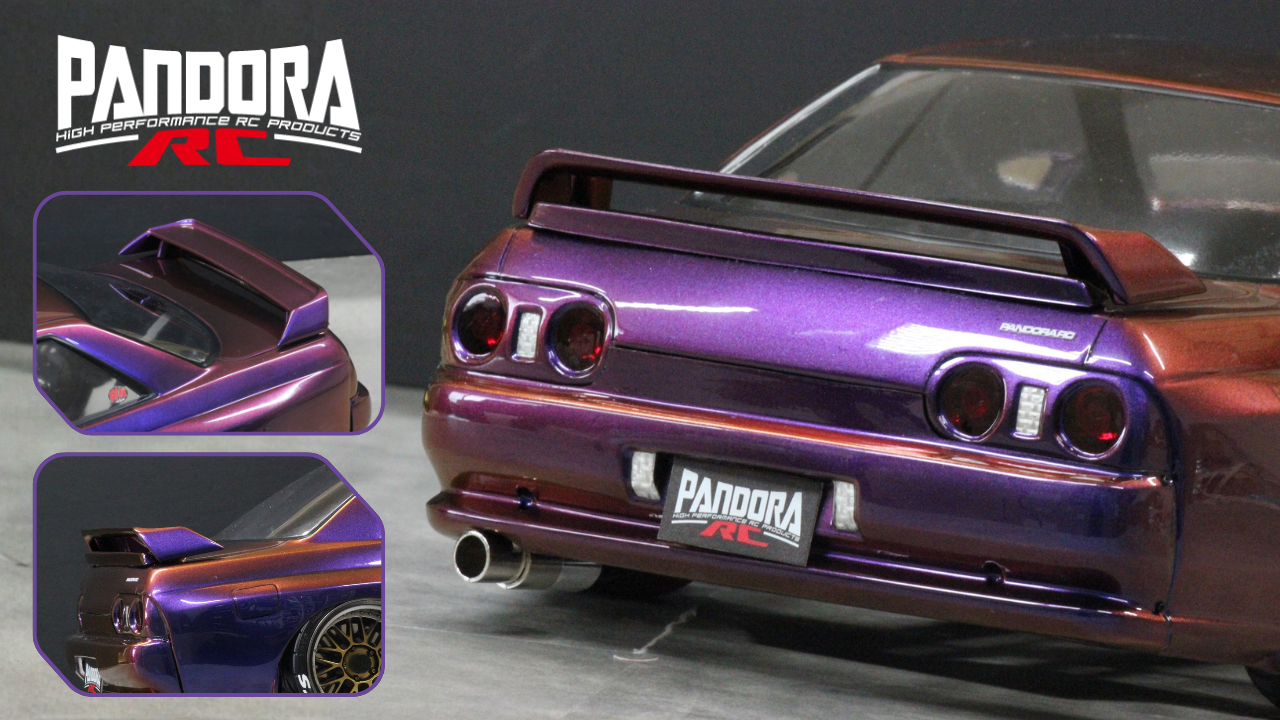 New Pre Order from Pandora RC: Authentic Resin Rear Wing Spoiler for R32 Skyline Complete Package