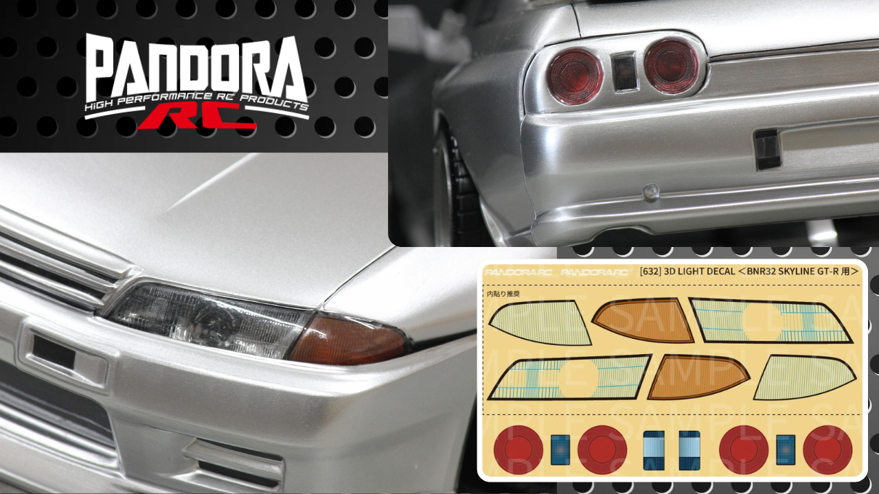 New Pre Order from Pandora RC: BNR32 GT-R Gains Spectacular Visual Dimension with New Decal Set