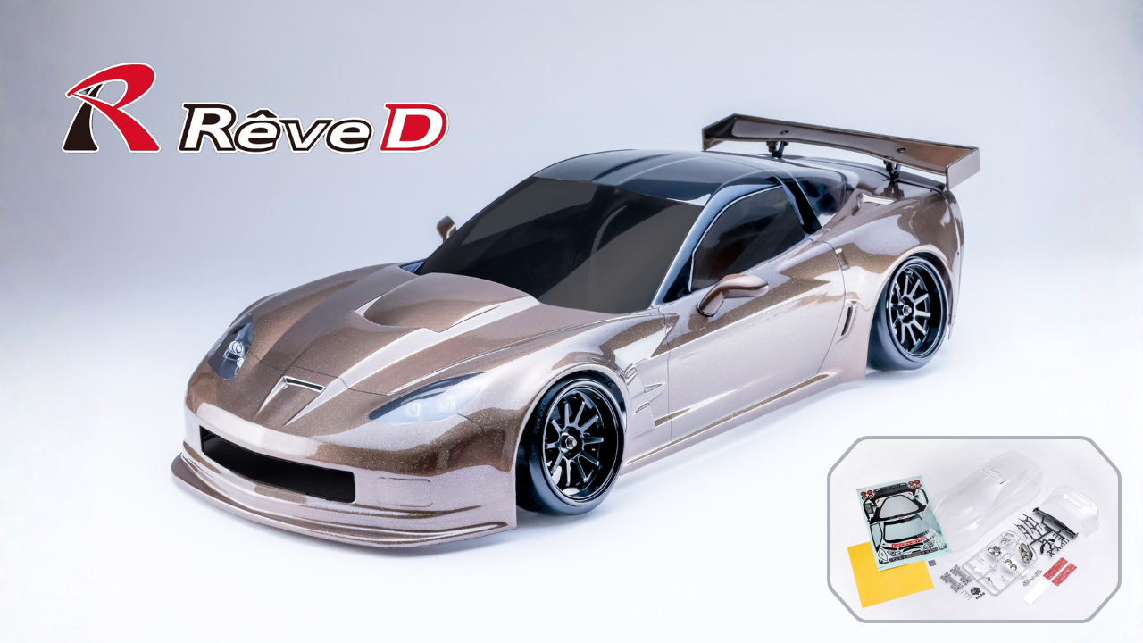 New from REVED: TAKAHIRO-Approved Killerbody Corvette GT2 Body Set