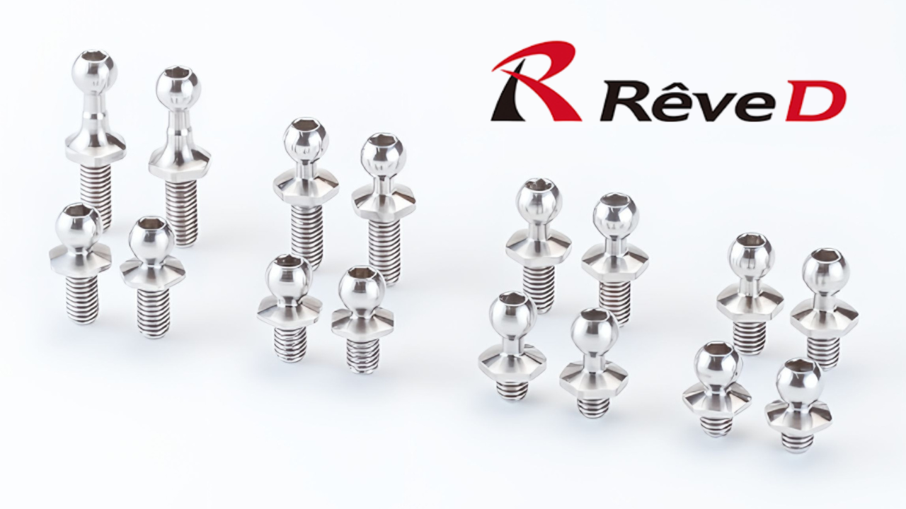New from REVED: Fresh Short Neck SS Titanium Ball Stud Debuts as Full Series Returns
