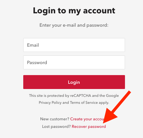 How to Log in to our New Online Shop? (Existing Customer)