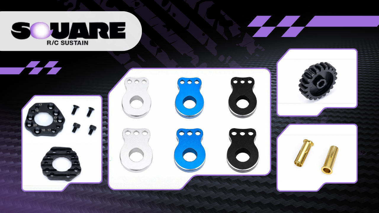 New from Square: Aluminum Servo Savers and Performance Upgrade Parts Collection