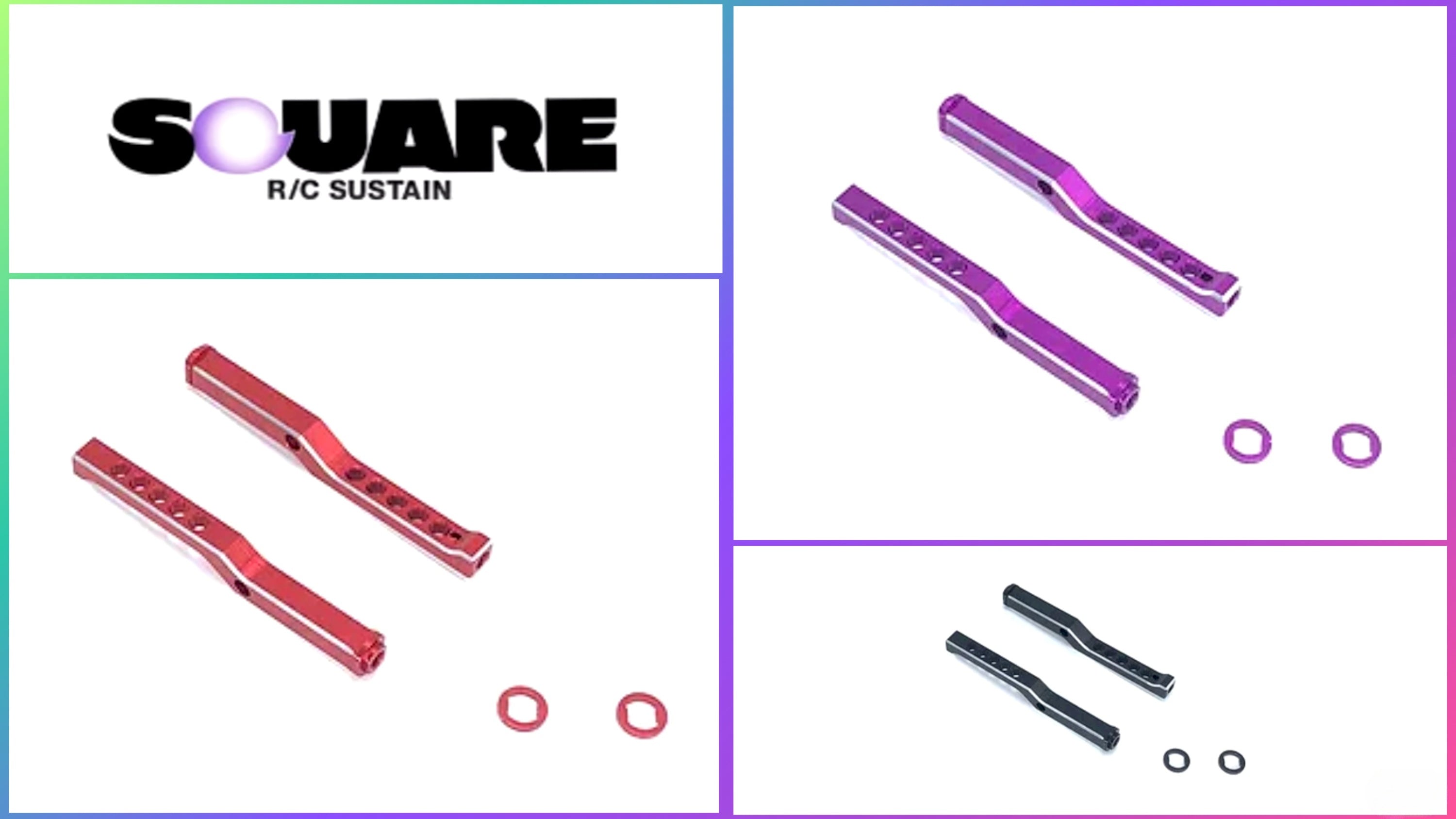 New from Square: Vibrant SRD-7 Body Mounts for RDX & Drift Chassis