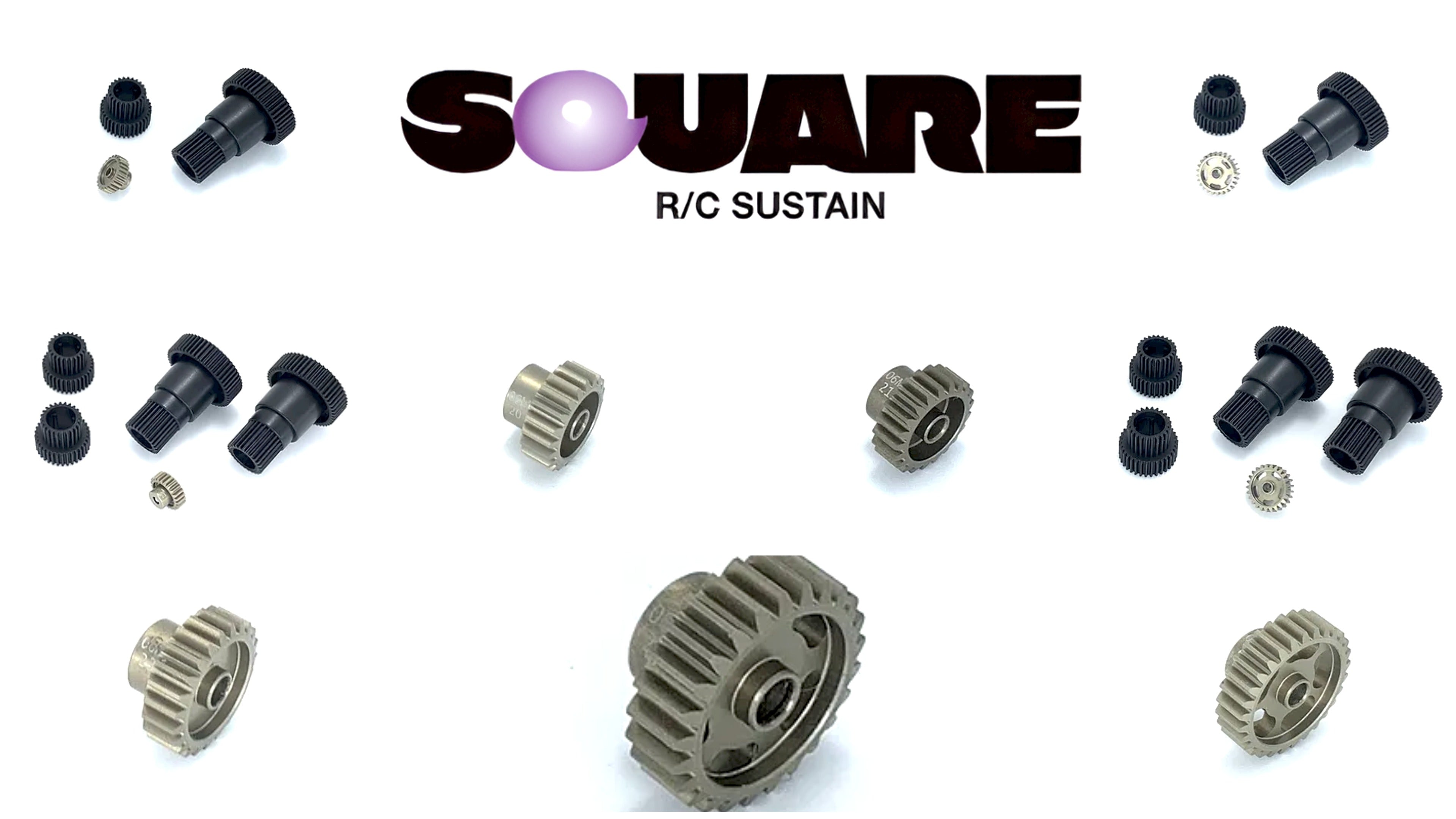 New from Square: Factory-Fresh Gear Upgrades for GF-01 and Willy 2 Builds