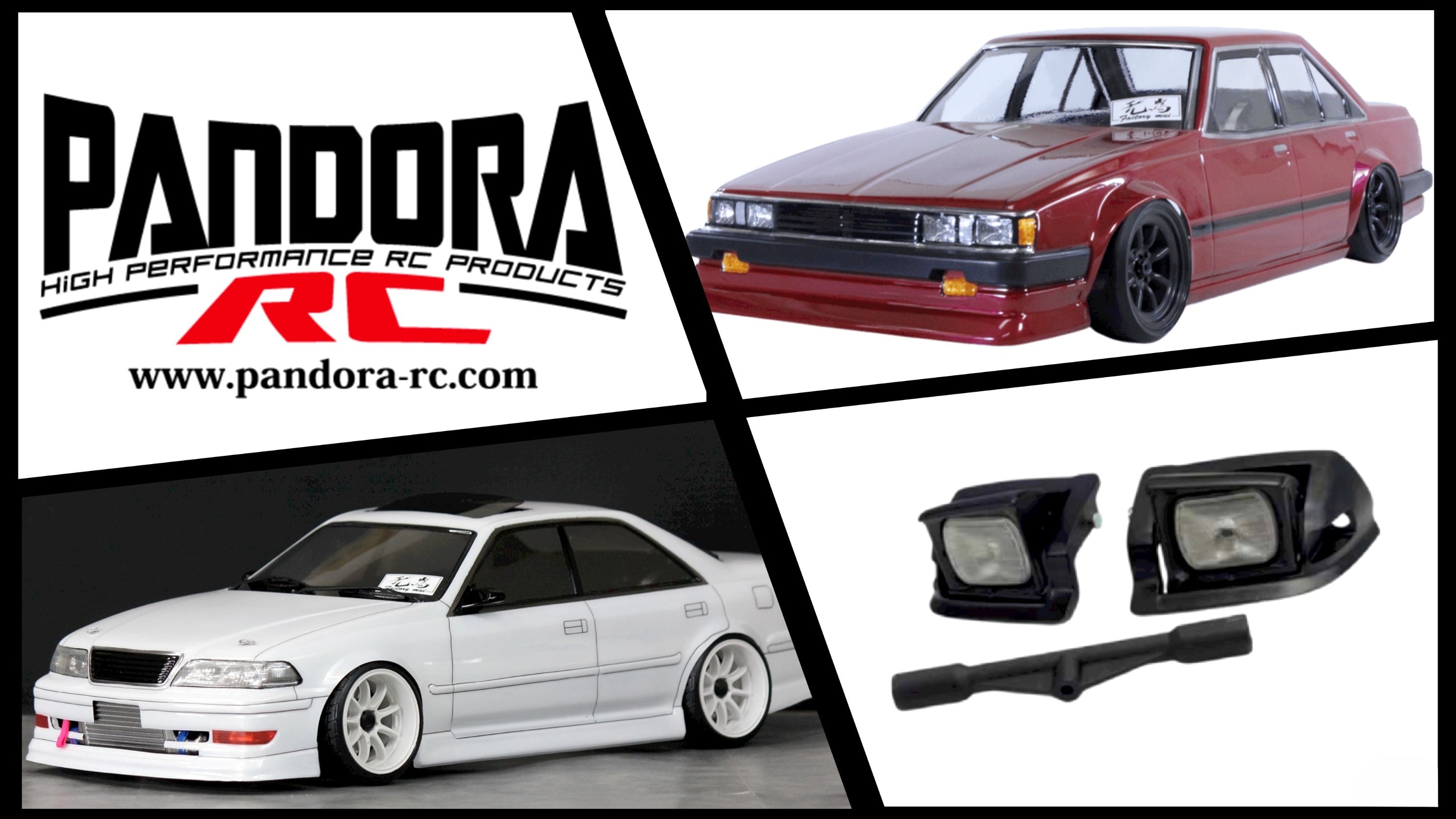 New from Pandora RC: Classic Japanese Car Bodies and Custom Additions Hot Releases