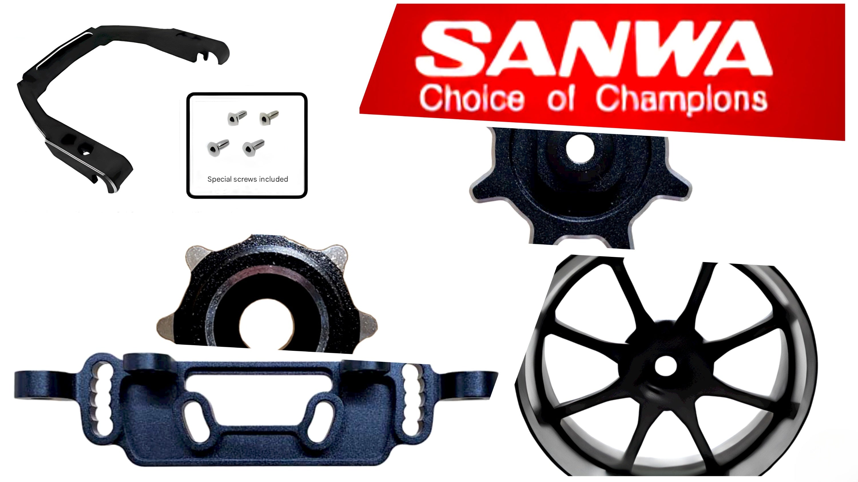 New from Sanwa: Drift in Style with M17S/M17 Accessories Adding More Than Looks