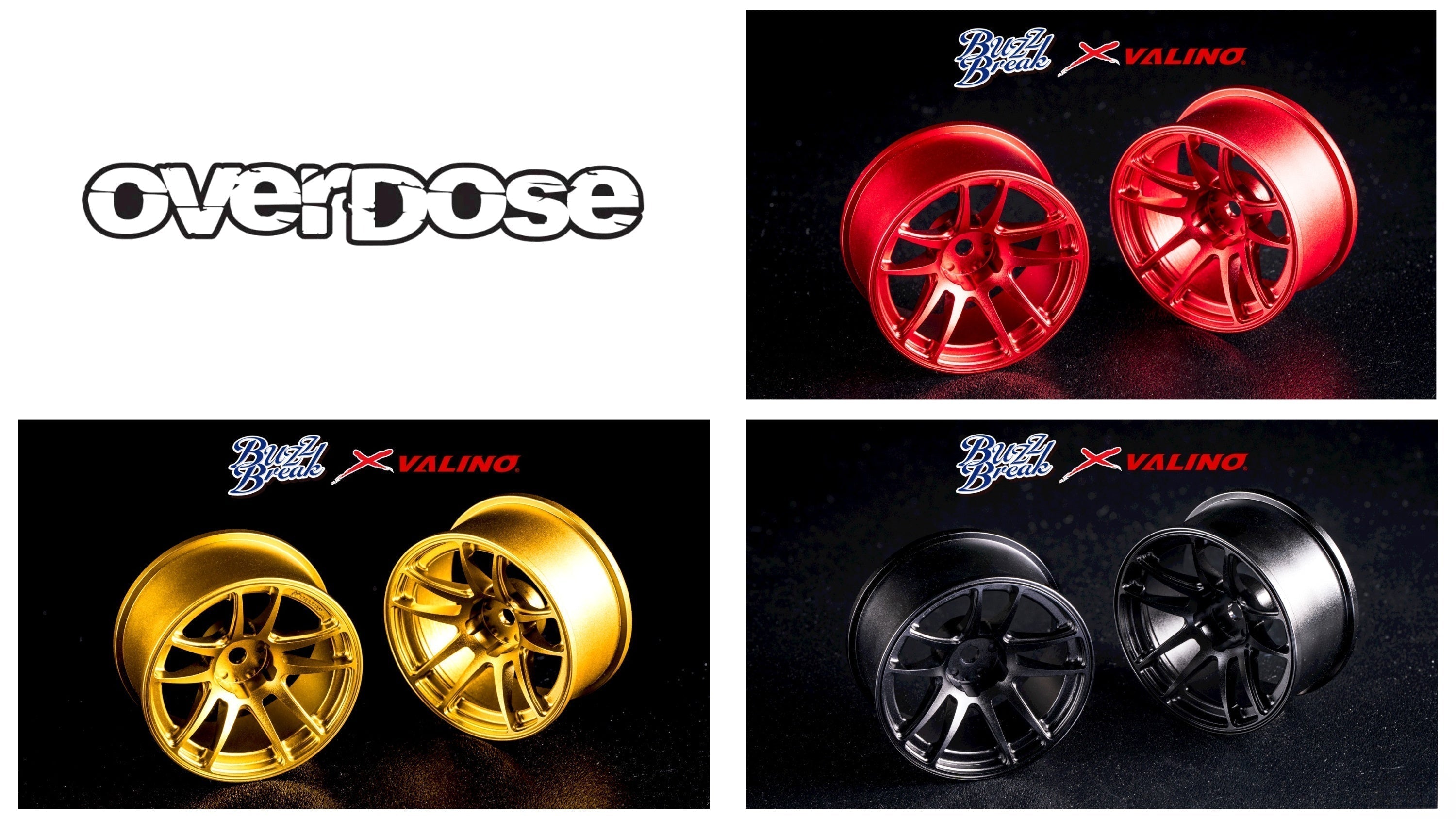 New from OVERDOSE: VALINO N820S Wheels Bring New Colors to the Track