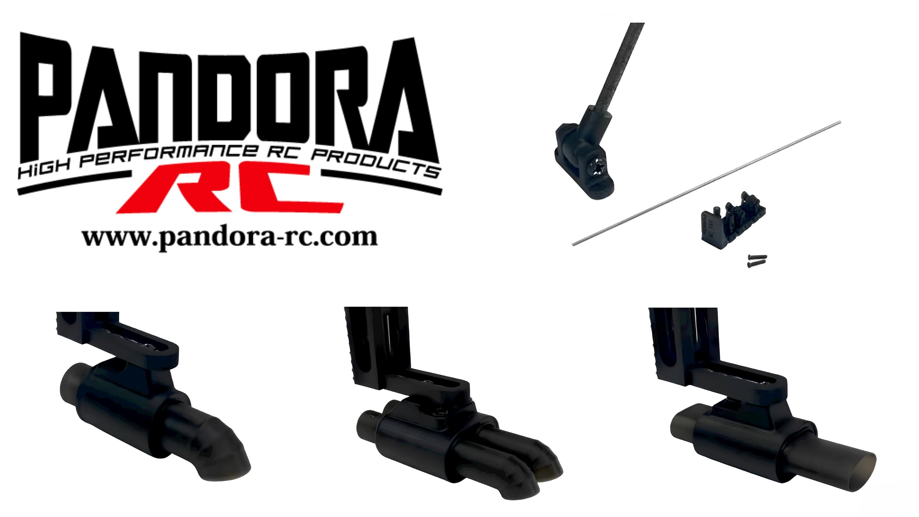 New from Pandora RC: Dynamic Parts Collection - From Moving Joints to Exhaust Mounts