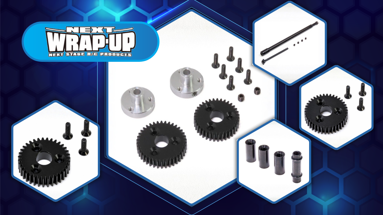 New from Wrap-Up Next: POM Transmission Gears and Complete Drivetrain Upgrade Line
