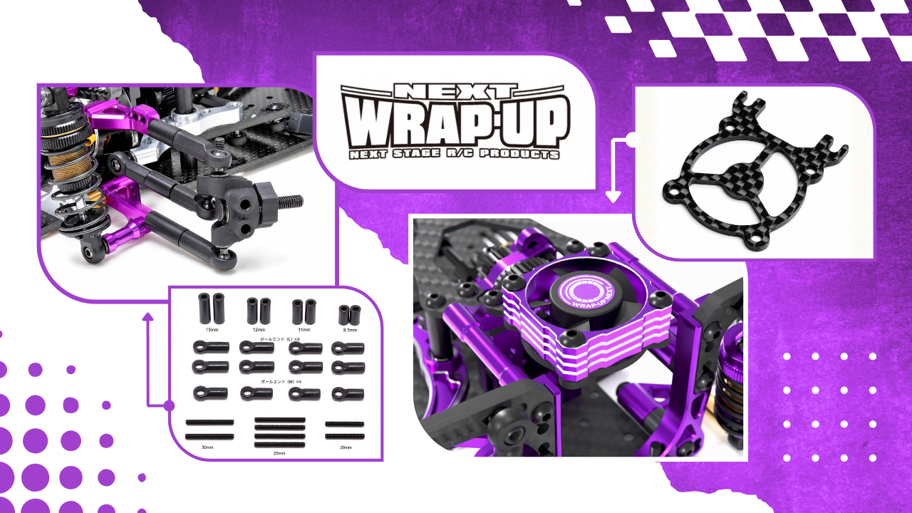New Pre Order from Wrap-Up Next: FR-D7 Carbon Fan Mount and Front Setup Pack for Racing Precision