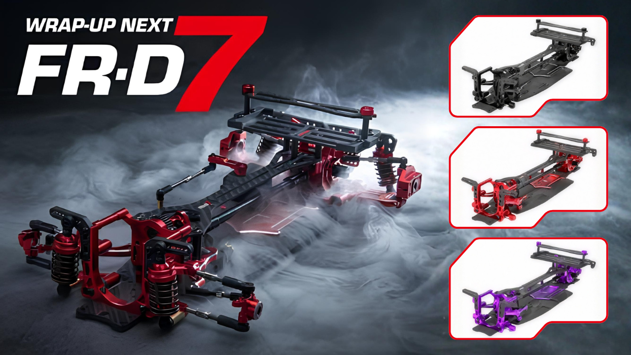 New Pre Order from Wrap-Up Next: Refined Seventh Generation FR-D7 Core Kit for RC Drift Enthusiasts