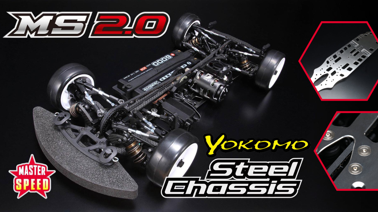 New from Yokomo: Steel MS2.0 Chassis and Hardware Collection for