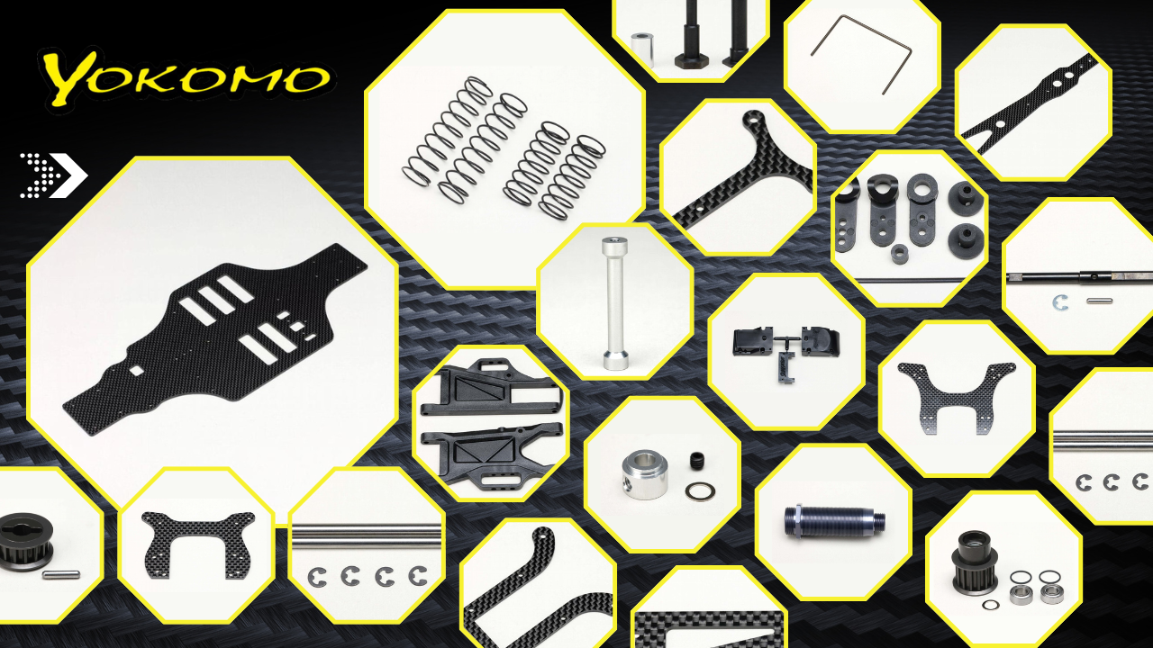 New from Yokomo: Full Competition-Grade Component Range for Works