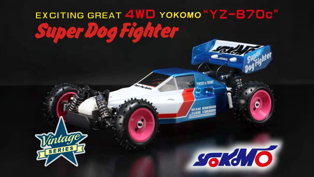 New Pre Order from Yokomo: The Legendary Return of the YZ-870C Super Dogfighter Racing Spirit