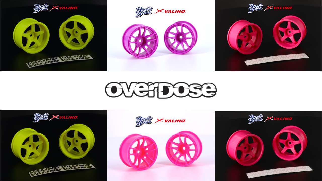 New from OVERDOSE : R-SPEC Gokutan Wheels and N820S Wheels in Bold Colors