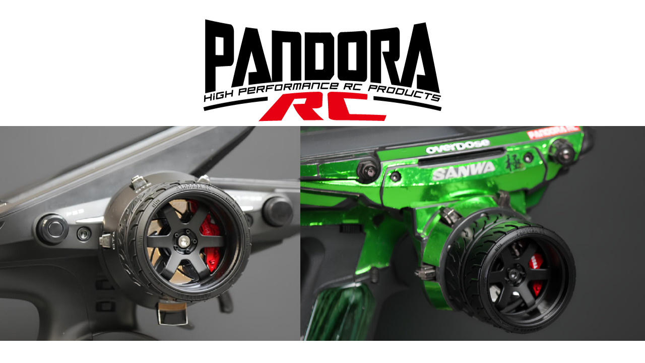 New from Pandora: Transmitter Wheels for Futaba & Sanwa – Improve Your RC Handling and Control
