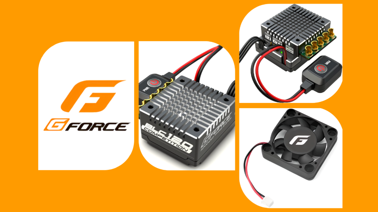 New from G-Force: BLC120 ESC and Cooling Fan Offering Steady Operation Benefits