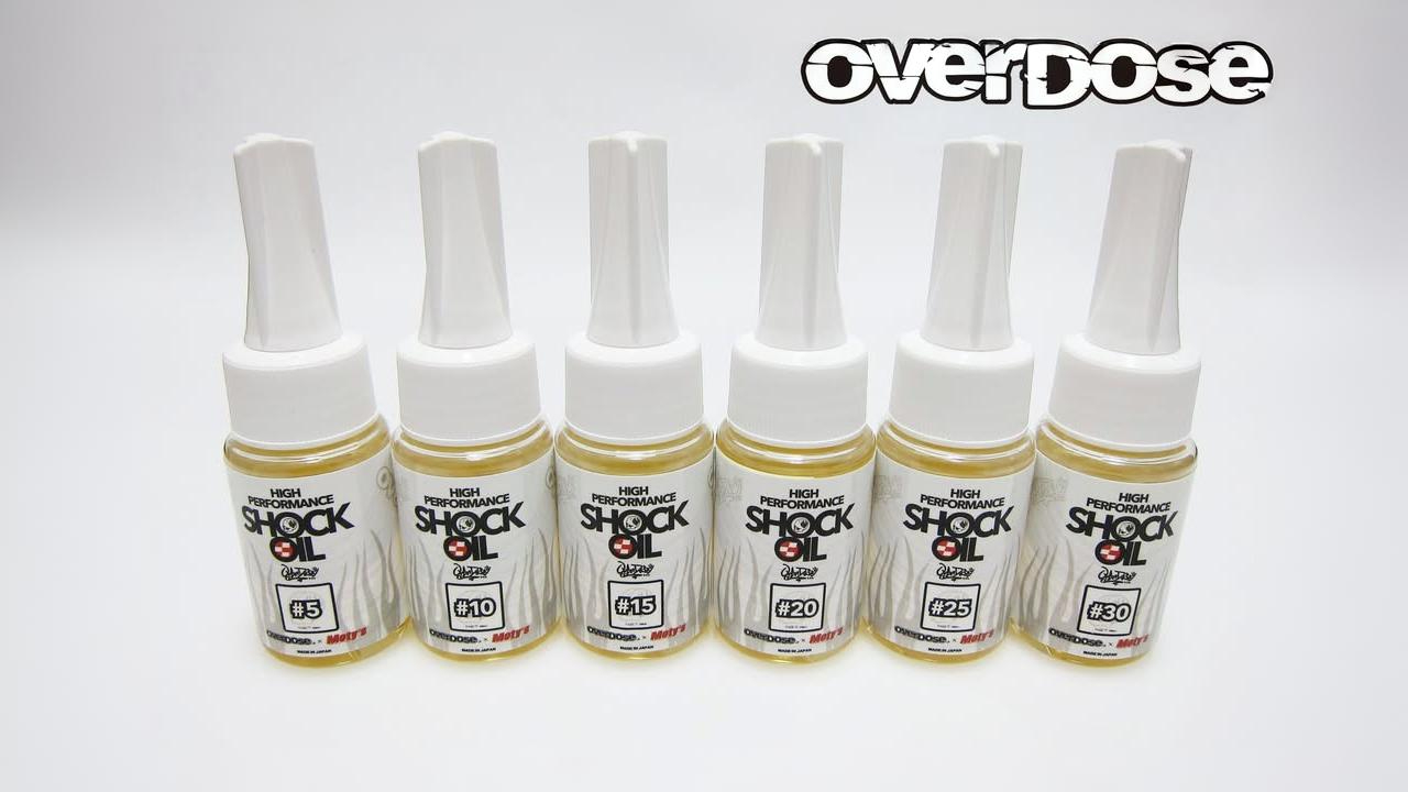 New Products in Stock: Smooth Out Every Drift with OVERDOSE X Moty’s New Shock Oil Grades