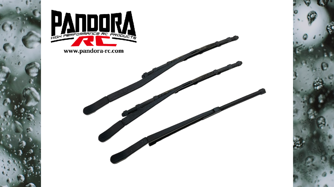 New from Pandora RC: APA-1569 Wiper Set Offering Realistic Finishing Touch for RC Projects