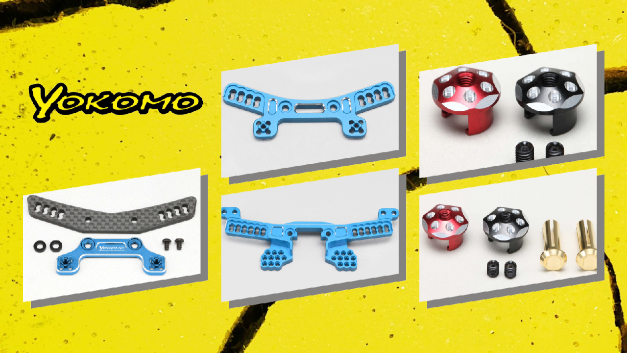 New from Yokomo: Advanced Shock Towers and Battery Caps for Confident RC Tuning