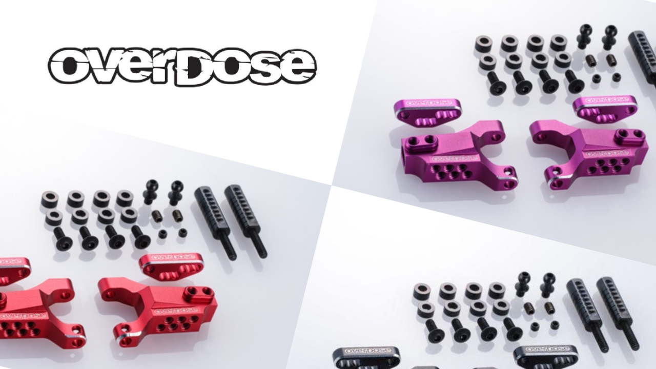 New from OVERDOSE: Type-3 Aluminum Arms Designed for Smooth Steering Control (Reproduction)