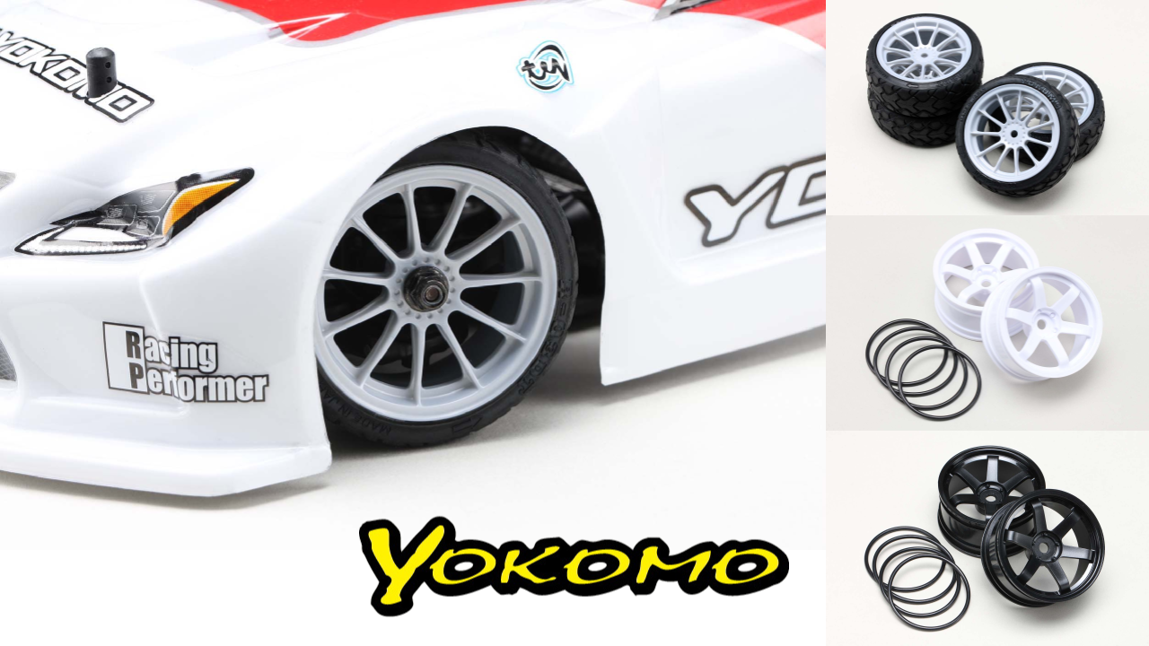 New From Yokomo: Diverse Wheel Options for Touring and Drift Machines