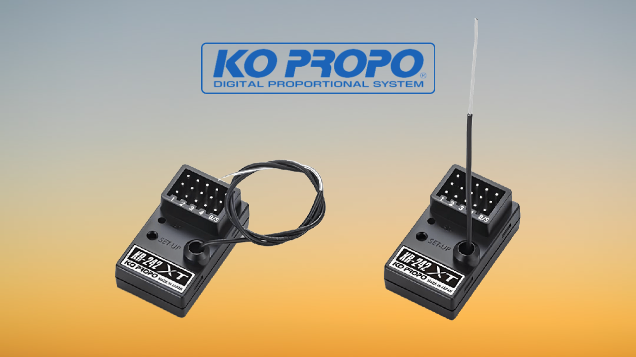 New from Ko Propo: Attain Flawless Signal Stability for Your RC Models with KR-242XT Receivers