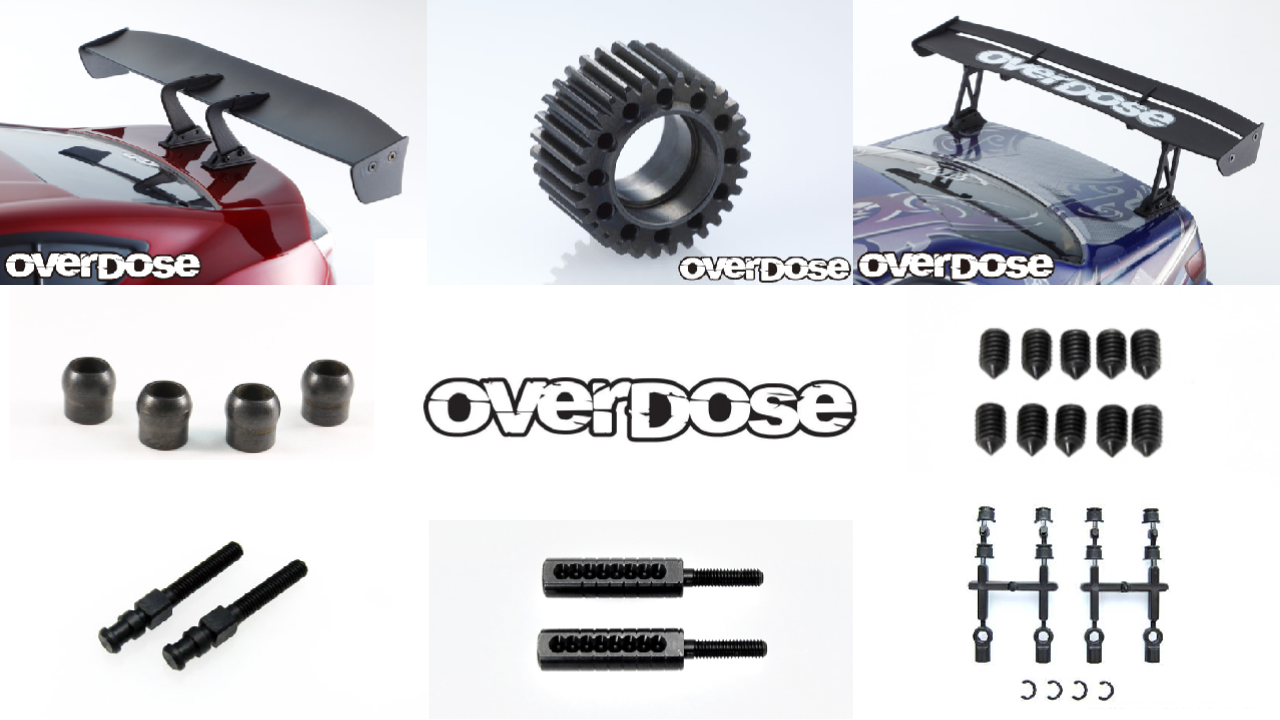 New from OVERDOSE: Elevate Your RC Performance with High-Quality Components