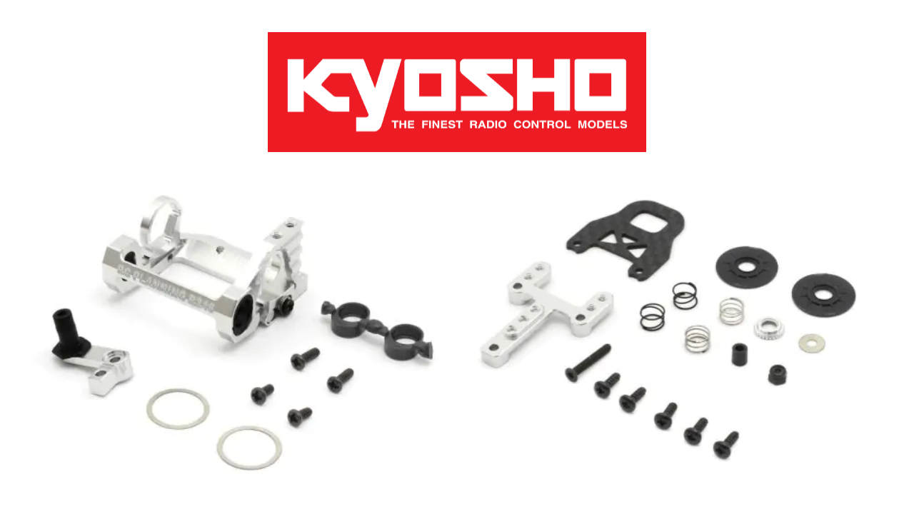Fresh Arrival from Kyosho: Motor Mount and Roll Damper for MR-04's
