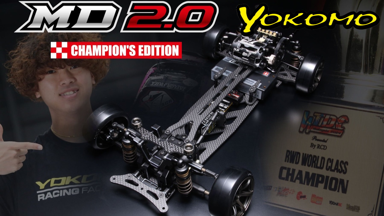 New from Yokomo (Limited Edition): Turn Every Track into a Statement with the MD2.0 Champion Edition