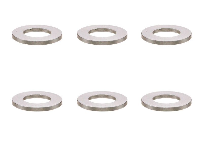 SGX-905S M3 Aluminum Color φ5.5×3×0.5t (Silver) 6pcs