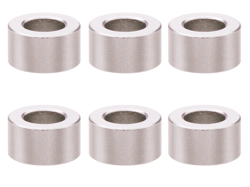 Square SGX-930S M3 Aluminum Color φ5.5×3×3.0t (Silver) 6pcs - BanzaiHobby