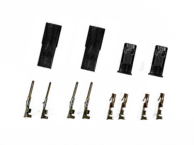 Square SGC-103H BEC connector (male/female) black housing pin included 2s each - BanzaiHobby