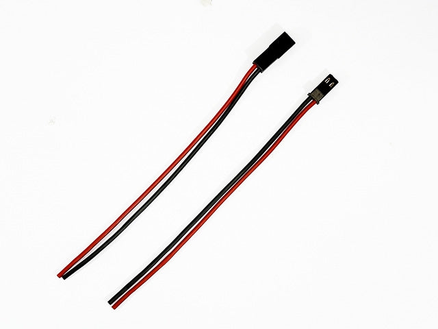 Square SGC-103 BEC connector (male/female) black housing 120mm silicone coat - BanzaiHobby