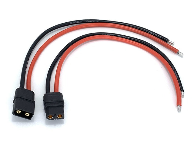 Square SGC-104 XT-60 connector with 14AWG wire 200mm 1 pair - BanzaiHobby