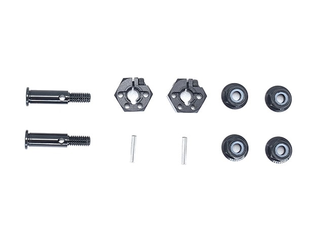 Square SMB-50ASP Light weight Aluminum Axle shaft set (TAMIYA MB-01/BT-01) - BanzaiHobby