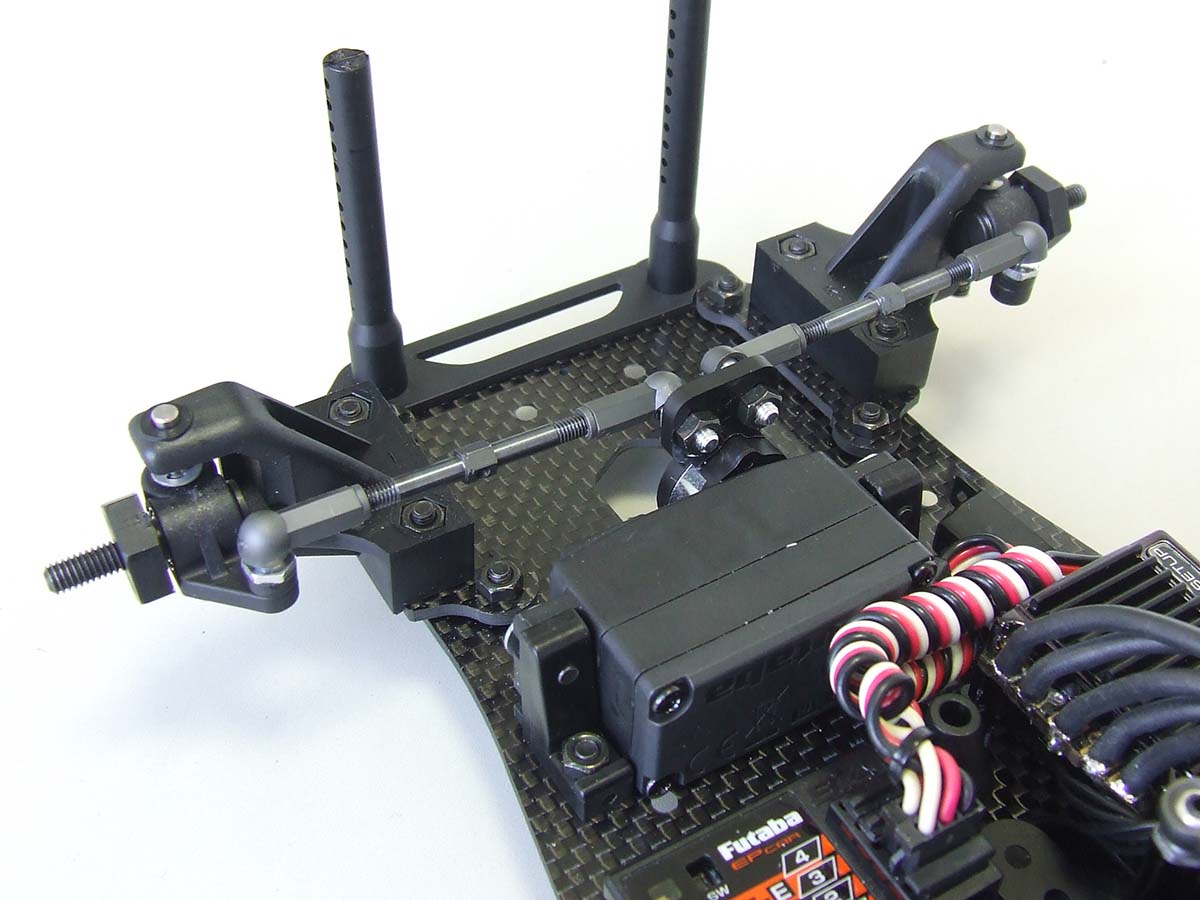 Kawada M334 M300GT2R Chassis Kit 1/12 DD Car Carbon Chassis (Mini Rubber Tires) - BanzaiHobby